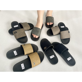 [SALE 7.7 GIẢM 30K] Dép Nam Quai Ngang Đế Cao 2cm Quai Da Mềm Đính Logo Nhiều Mẫu, Êm Chân, Đế Chống Trơn Trượt