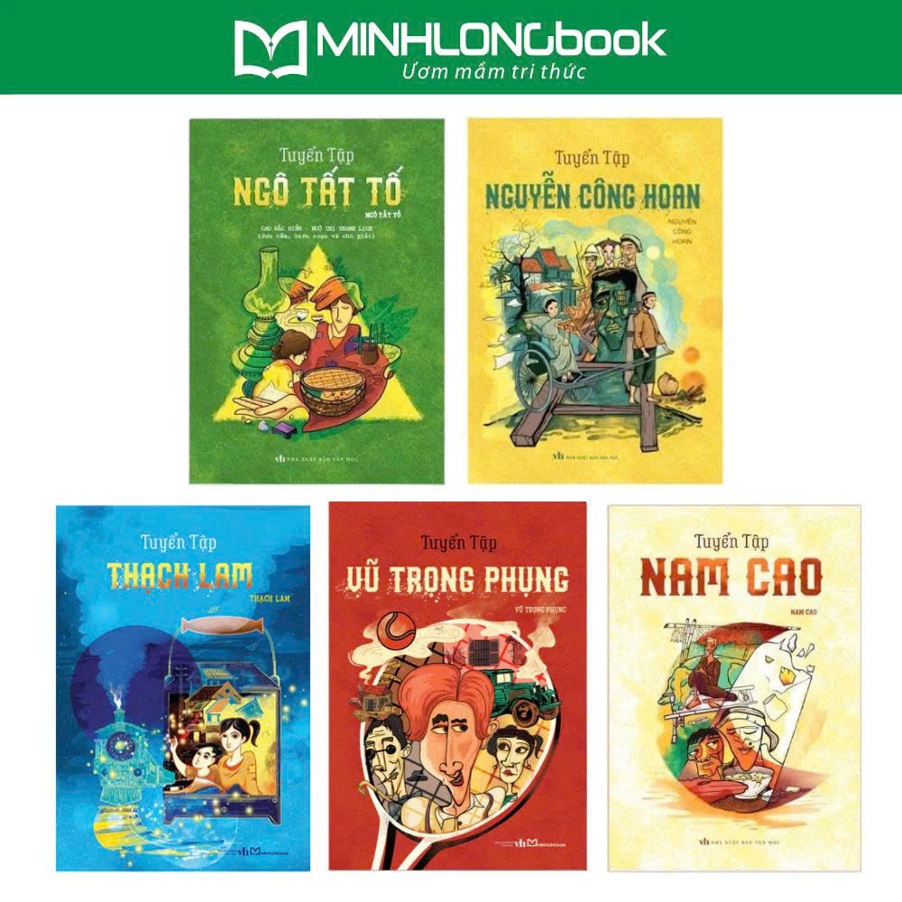 Sách: Tuyển Tập Các Tác Giả Văn Học - Nam Cao,Ngô Tất Tố, Vũ Trọng Phụng, Thạch Lam,Nguyễn Công Hoan