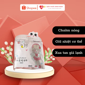 Túi 10 miếng dán ấm giữ nhiệt, miếng dán giữ ấm cơ thểQA HAPPY LIFE giảm đau bụng kinh túi 10 miếng giao ngẫu nhiên