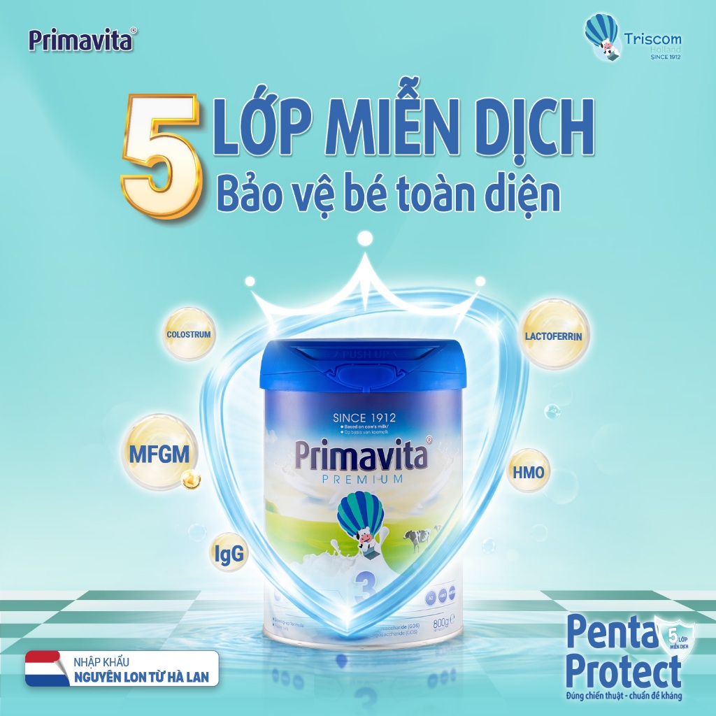 Primavita Premium Số 3 dành cho bé từ 2 tuổi đổ lên