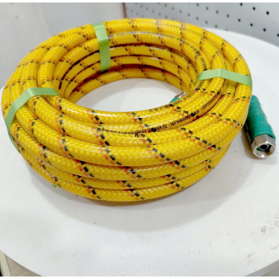 Dây Xịt Áp Lực 3 lớp Oshima No.1 8.5mm x 30m, Áp lực tối đa 280kg - Đầu Nối Nhanh - 1 đổi 1 12 tháng