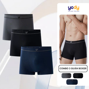 quần sịp boxer nam Yody dệt liền cạp mềm mại, quần lót kháng khuẩn TRA - MCUN26A005