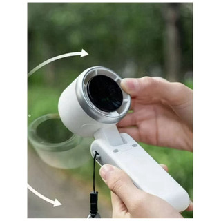 Quạt cầm tay mini di động 5 tốc độ gió 180 Độ xoay gấp gọn siêu mạnh có thể sạc có dây đeo cổ 🌸🌸🌸
