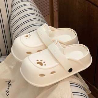 Dép sục nữ họa tiết mèo đáng yêu đế cao 5cm Xixitiao Hàn quốc dễ thương CS-275 Mita