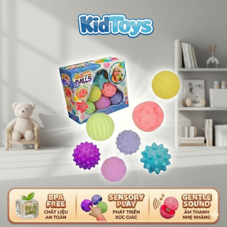 Bóng giác quan KidToys cho bé – đồ chơi đa giác quan phát triển xúc giác thị giác thính giác
