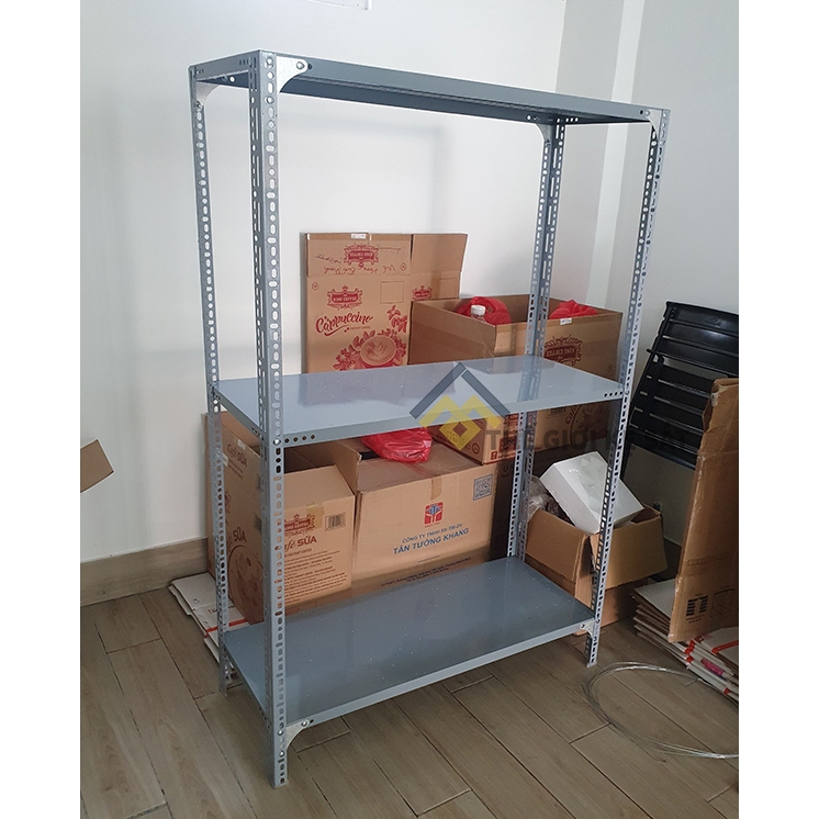 {Hàng dày} Kệ sắt Tiến Phát kệ v lỗ dài 1m2 x rộng 0.3m x cao 2m 1m8 1m5 kèm ốc bát sơn tĩnh điện | BigBuy360 - bigbuy360.vn