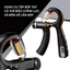KÌM TẬP CƠ TAY ĐIỀU CHỈNH LỰC 5-60KG, Có Đếm Số, Lò Xo Thép Carbon, Dụng Cụ Tập Gym Tại Nhà, Tăng Sức Mạnh Cổ Tay Và Ngó