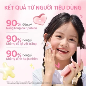 Kem chống nắng dạng cushion cho trẻ em SPF40PA+++ Chống thấm nước chống mồ hôi da và dưỡng ẩm em bé 0 tháng+