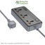 Ổ Cắm Điện Đa Năng Borofone BAC3 Dây 1.5m – 3 Ổ + 3 USB PD20W + QC3.0 – BH 1 Năm – Hoàng Yến Computer