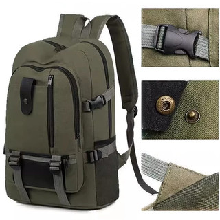 Balo Canvas Chống Mài Mòn Dung Tích Lớn, Thiết Kế Thời Trang Du Lịch, Phù Hợp Cả Nam Và Nữ.911