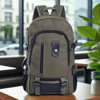 Balo Canvas Chống Mài Mòn Dung Tích Lớn, Thiết Kế Thời Trang Du Lịch, Phù Hợp Cả Nam Và Nữ.911