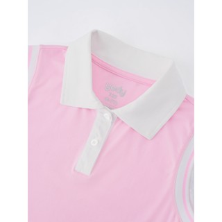 Đầm bé gái YODY váy xếp ly dáng suông, cổ polo, vải cotton thoáng mát GCDR26S002