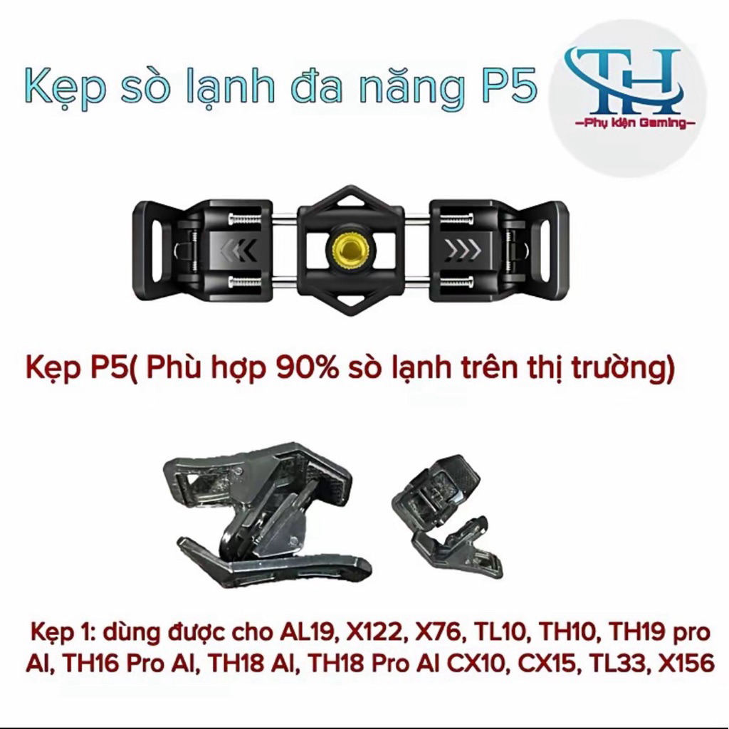 KẸP đa năng P5( không bao gồm tản nhiệt) phù hợp 90% tản nhiệt sò lạnh trên thị trường- TH shops phụ kiện Gaming