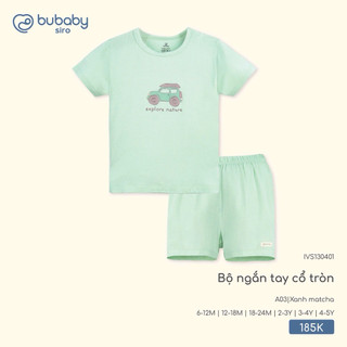 6m-4y | Tổng hợp mẫu sale hè Bubaby chất liệu mềm mát, thoáng, dịu nhẹ cho bé trai và bé gái