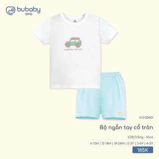 6m-4y | Tổng hợp mẫu sale hè Bubaby chất liệu mềm mát, thoáng, dịu nhẹ cho bé trai và bé gái