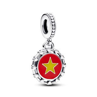 [Viet Nam Charm]Charm Bạc Pandora Tự Hào Việt Nam