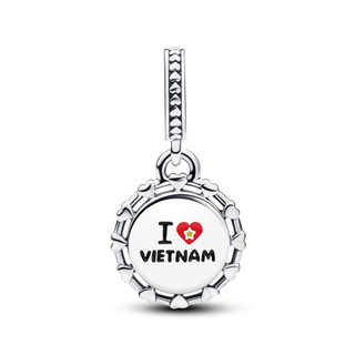[Viet Nam Charm]Charm Bạc Pandora Tự Hào Việt Nam