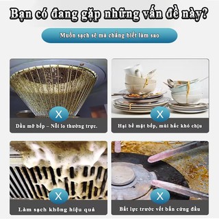 Nước Rửa Bếp Yiyi 380ml Diệt 99.9% Vi Khuẩn Khử Dầu Mỡ Cứng Đầu & Mùi Hôi Hiệu Quả