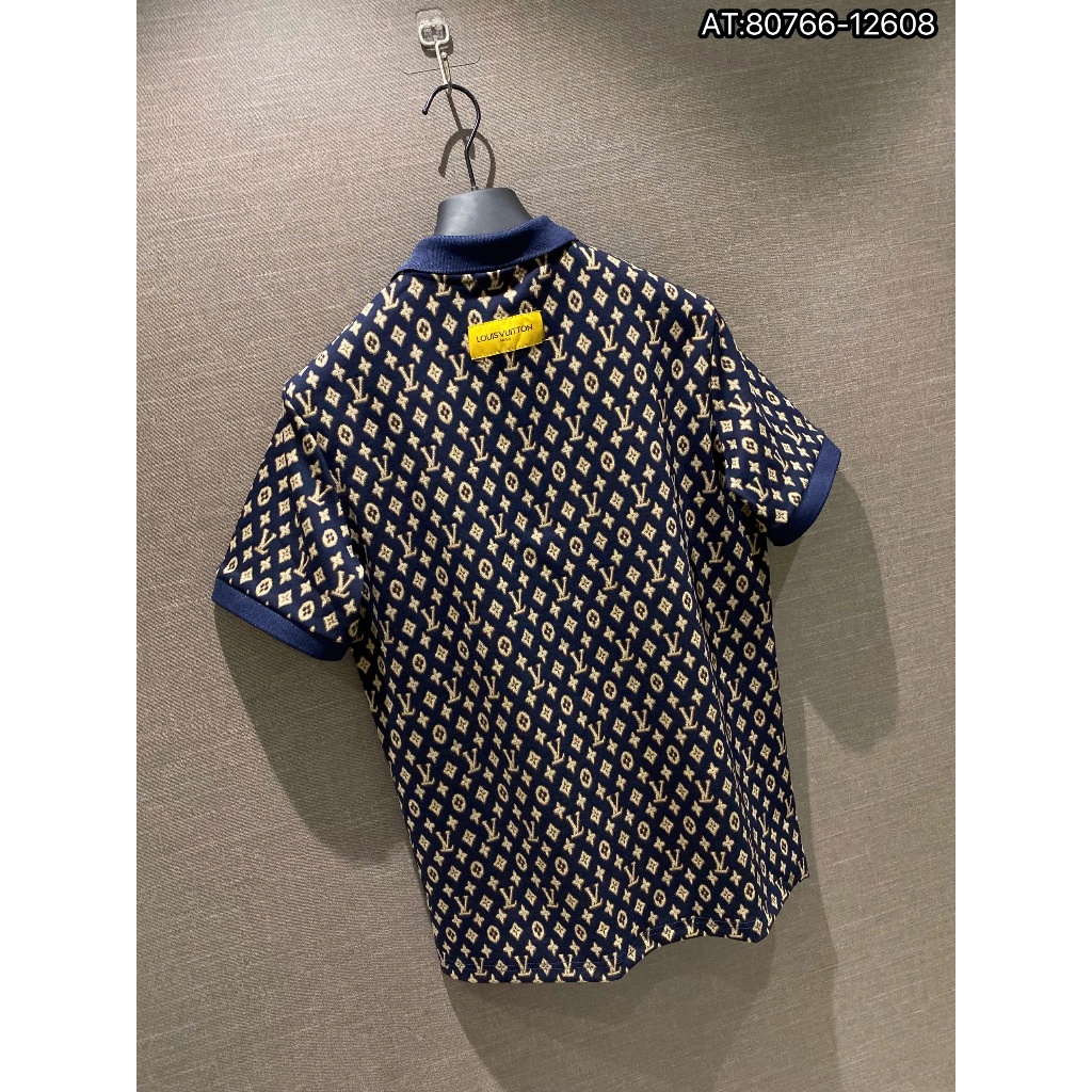 ÁO polo nam cổ tròn họa tiết tay ngắn phong cách trẻ trung chuẩn from