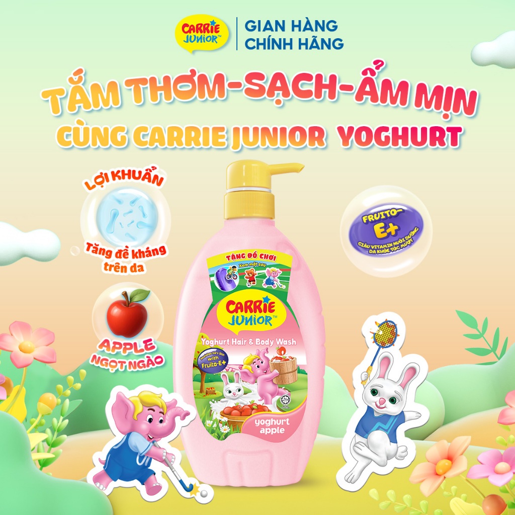 [DEAL HÈ VỀ] [Tặng Đồ Chơi Nước] COMBO Mẹ Xinh & Bé Thơm: Kem Chống Nắng Bio-Essence 40ml + Sữa Tắm Carrie Junior 700g