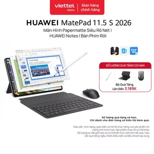 Máy tính bảng HUAWEI MatePad 11.5 S 2026 | Màn Hình Papermatte Rõ Nét | HUAWEI Notes | Bàn Phím Rời