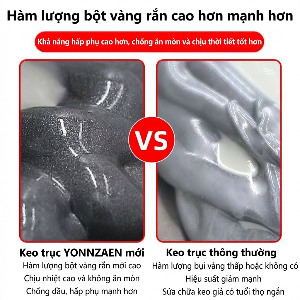 💪Keo Dán Thép A/B 1:1 – Sửa Kim Loại Hiệu Quả, Dán Gang, Nhôm, Inox