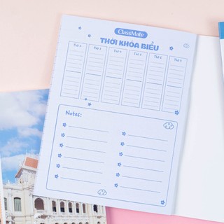 Tập Vở Ô Ly Học Sinh 96 Trang CLASSMATE 70GSM Vở Ô Ly Bìa In Địa Danh Sài Gòn, Giấy Dày Luyện Chữ, Ghi Chép