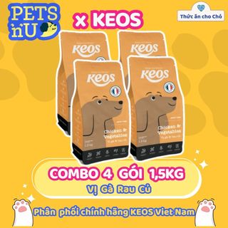 [PP CHÍNH HÃNG] [TIẾT KIỆM] COMBO 4 TÚI Hạt Keos cho Chó mọi lứa tuổi. (1.5kg) – KM SỐC! LÊN ĐƠN LÀ CÓ QUÀ
