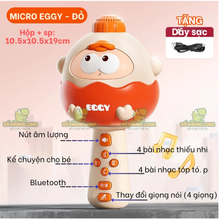 Đồ chơi Micro Đa Năng phiên bản chú vịt đội nón dễ thương với 2 màu sắc bắt mắt cho bé
