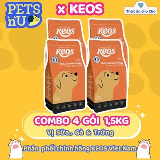 [PP CHÍNH HÃNG] [TIẾT KIỆM] COMBO 4 TÚI Hạt Keos cho Chó mọi lứa tuổi. (1.5kg) – KM SỐC! LÊN ĐƠN LÀ CÓ QUÀ