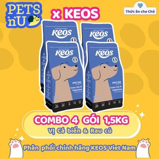 [PP CHÍNH HÃNG] [TIẾT KIỆM] COMBO 4 TÚI Hạt Keos cho Chó mọi lứa tuổi. (1.5kg) – KM SỐC! LÊN ĐƠN LÀ CÓ QUÀ