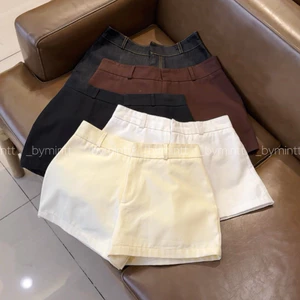 TINI BASIC | Quần short trơn basic cạp trễ dễ phối | Bymintt