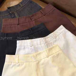 TINI BASIC | Quần short trơn basic cạp trễ dễ phối | Bymintt