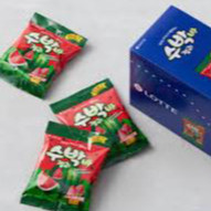Kẹo jelly Lottevvị dưa hấu 56g - 롯데 젤리셔스 수박바 젤리 56g