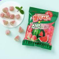 Kẹo jelly Lottevvị dưa hấu 56g - 롯데 젤리셔스 수박바 젤리 56g