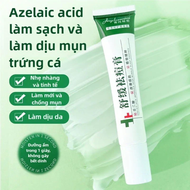 [MUA 2 GIẢM 50%] Kem Chấm Giảm Mụn Azelaic Acid 20g Hỗ Trợ Làm Dịu Mụn Kiểm Soát Dầu Thừa Cho Da Mụn