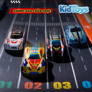 Bộ 48 xe ô tô trong hộp container KidToys – đồ chơi xe mô hình cho bé