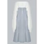Đầm Xuân Hè 2 Dây Nhún Tầng Dài 1R04.2603, Đầm Midi Cổ V Dáng A-line Xếp Tầng Phối Choàng Phong Cách Hiện Đại By JM
