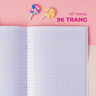 [BST 2026] Tập Học Sinh Kẻ 4 Ô Ly 96/ 200 Trang HAPPY DAY CLASSMATE, Vở Kẻ Ngang Giấy 60gsm Bìa Dày Chống Nước
