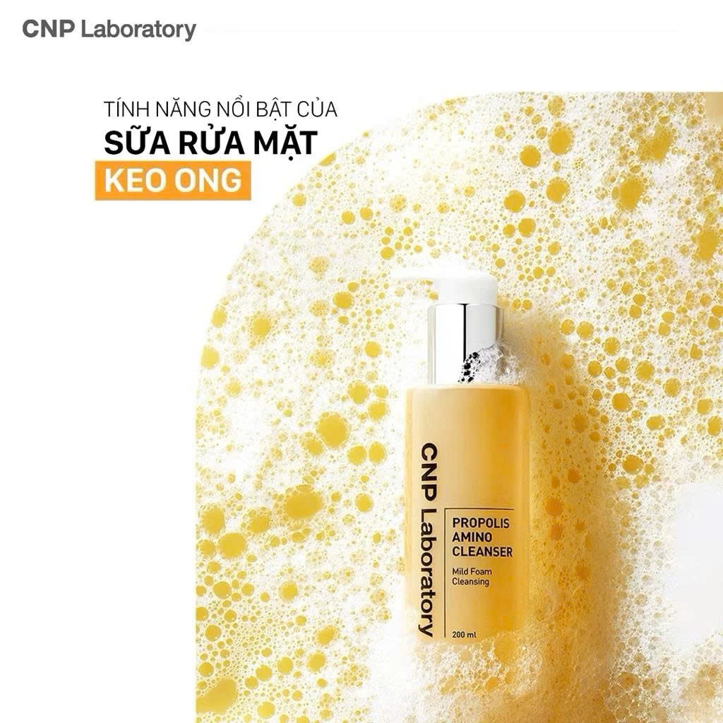 Combo 2 tuýp Sữa rửa mặt CNP Propolis Amino Cleanser 60ml