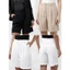 Quần short lửng kaki suông nữ lưng cao bigsize - dư xịn VNXK.