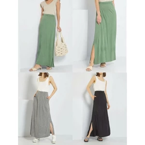 Chân váy thun dài Kiabi* bigsize - dư xịn