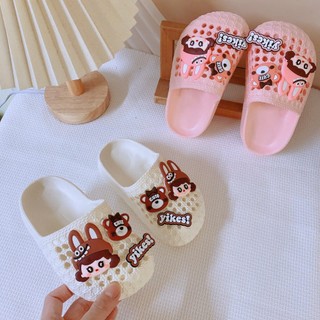 FORM TO Dép Sục Lỗ Hot Hit Đính Sticker Cute Hàng Siêu Nhẹ QC Cho Bé Gái K133
