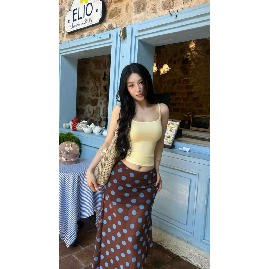 | LYN WEAR | (SUMMER TOP- TẶNG CỘT TÓC) Áo Hai Dây Nữ basic ôm body rip lụa mềm mịn mát – Nhiều Màu