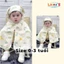 Áo Choàng 2 Lớp Vải Gân Đũi Cao Cấp(Kèm Lớp Lót Habutai) Siêu Mềm Mịn Cho Bé 0-3T
