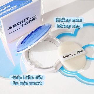 Phấn Phủ Nén Siêu Mịn Kiềm Dầu About Tone Sebum Powder Pact 8g