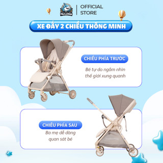 Xe Đẩy Gấp Gọn Chính Hãng Baobaohao A12, Xe Đẩy 2 Chiều Gọn Nhẹ, Ngả Lưng Linh Hoạt, Bánh Xe Giảm Xóc An Toàn Cho Bé