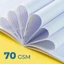 Combo 5/10 Vở Kẻ Ngang B5 MoNo ClassMate 70GSM Bìa Chống Nước, Giấy Ăn Mực, Vở B5, 80/120 Trang Ghi Chép