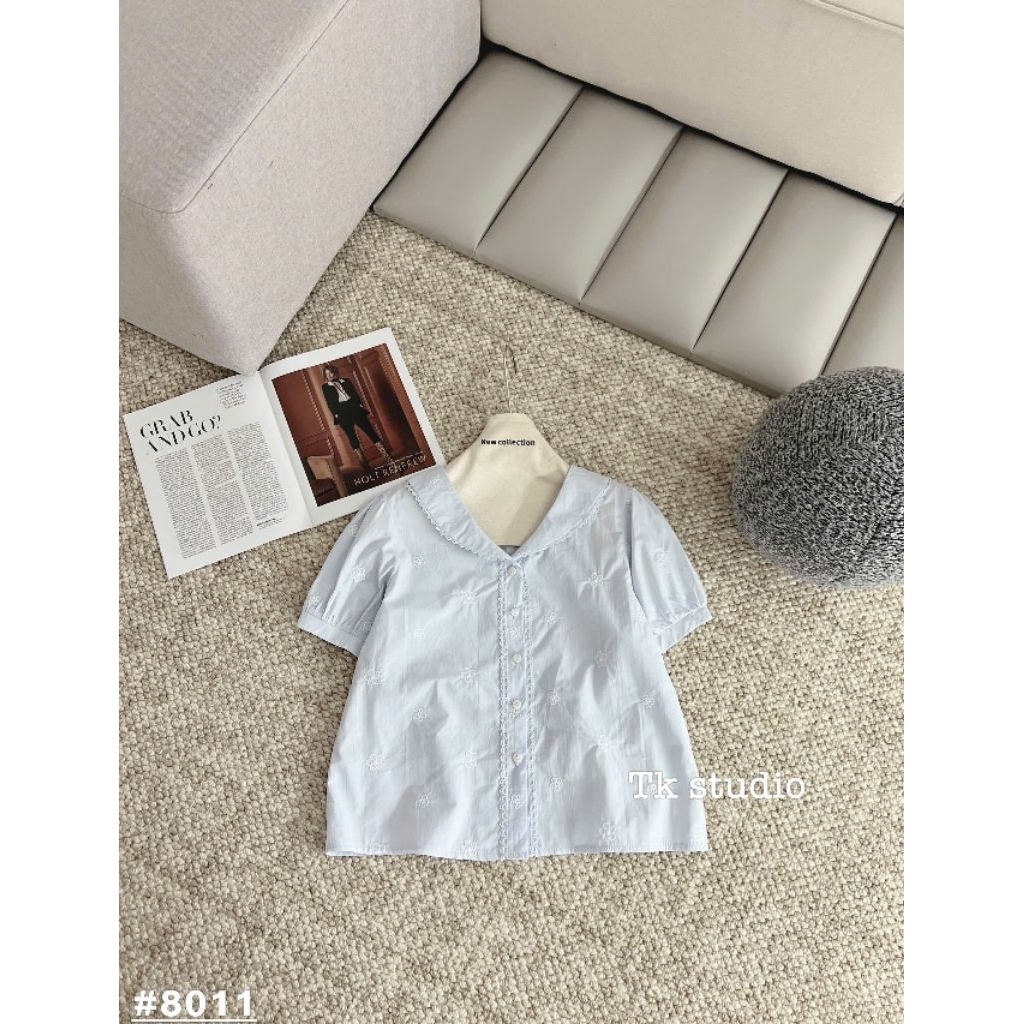 [𝑯𝒂 𝑨𝒏𝒉] Sơ Mi Cộc Hàn Hoa QCL1