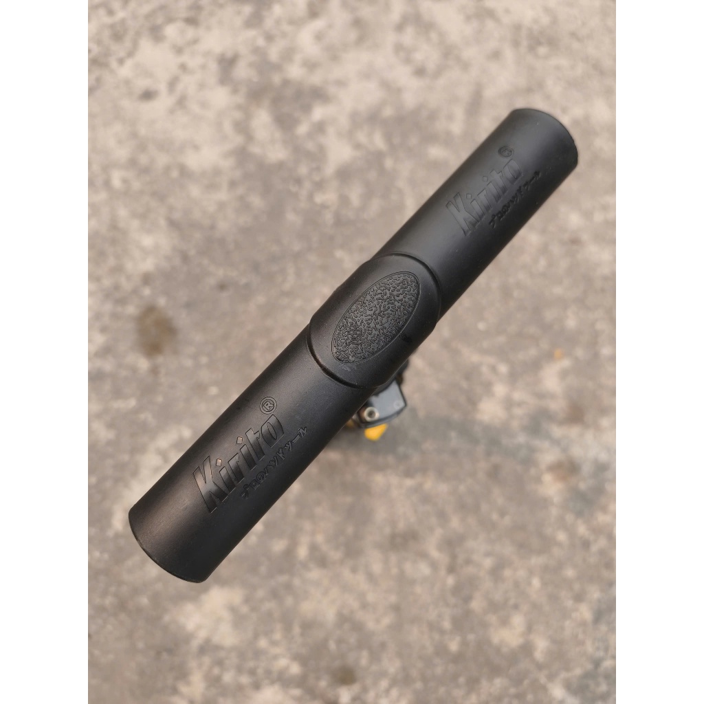 Bơm Xe Đạp Kirito Thân Inox 38mm Dài 60cm, Bơm Tay Đa Năng Cho Xe Đạp, Xe Máy, Bóng Đá, Bóng Hơi
